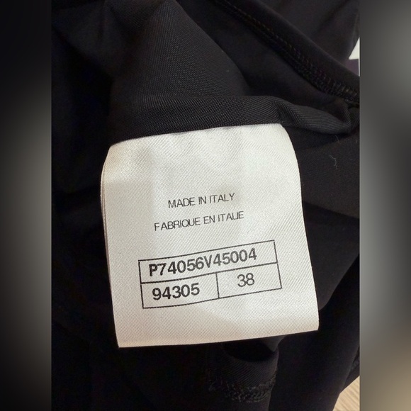 Chanel 23C Black Silver Crystal CC Logo One Piece Swimsuit Runway Bathingsuit 38 - Picture 14 of 16